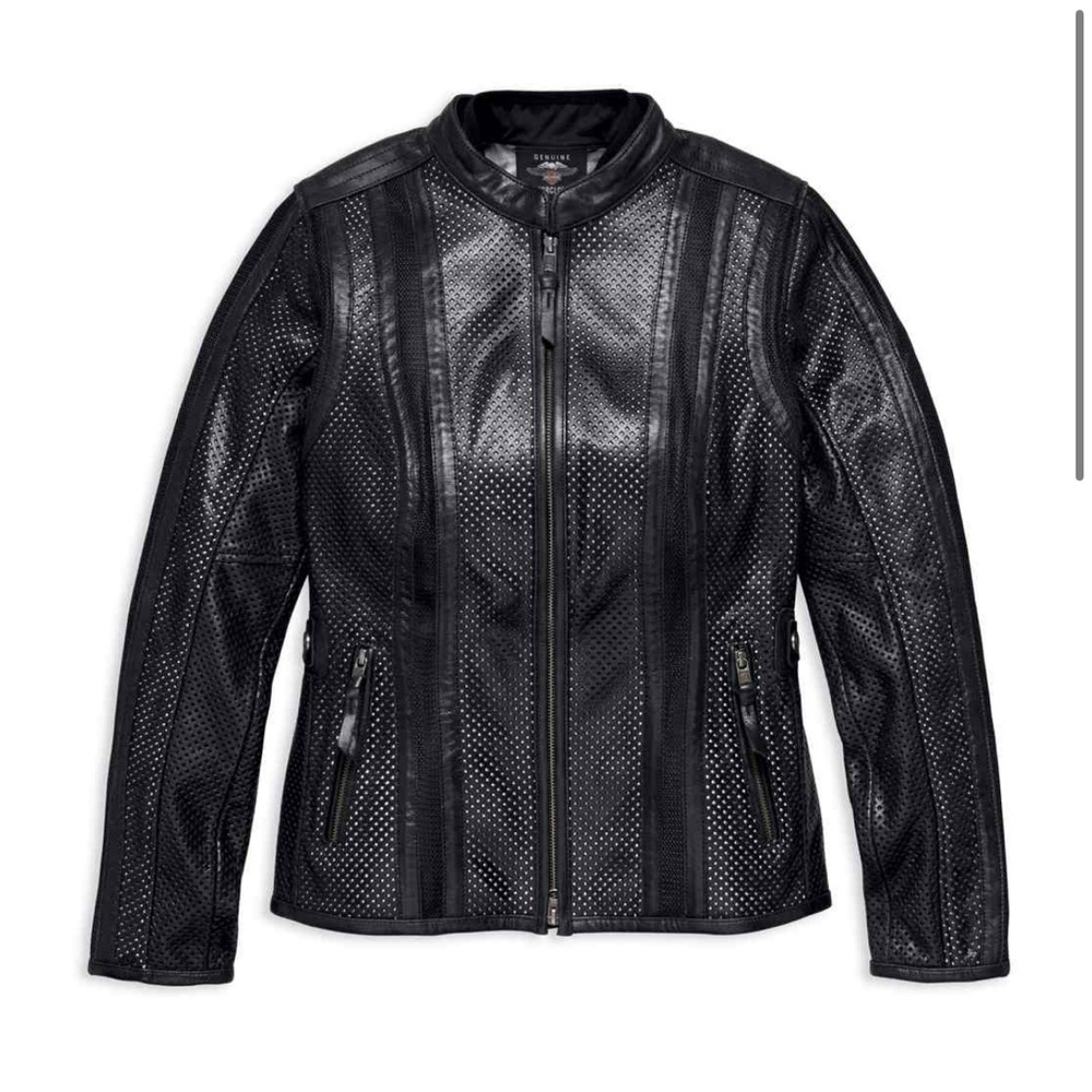 Harley-Davidson Black Leather Motorcycle Jacket